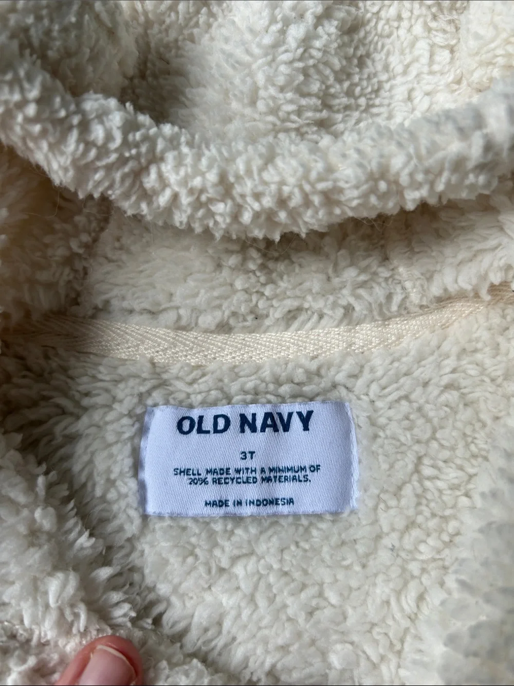 Cozy Cream Teddy Fleece Hooded Jacket